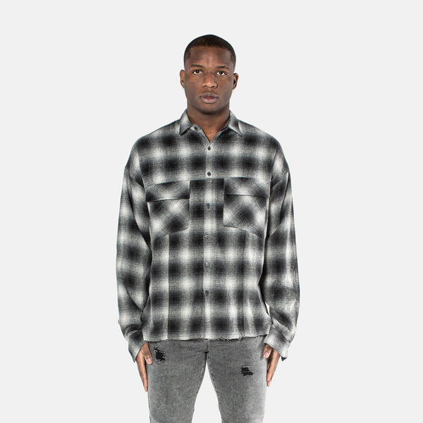 Classic Flannel Shirt - Black/Charcoal – S3AS0NS