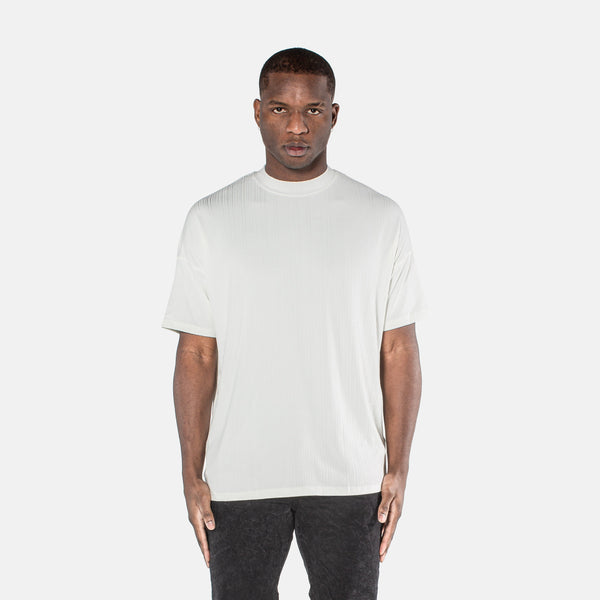 VE Ribbed Tee - White